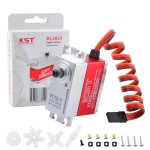 Hot Sales KST BLS825 V8.0 35kg.cm 0.11sec/60. Digital Metal Gear HV Brushless Motor for 550-700 Class RC Helicopters